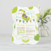 ポッドアフリカンボーイベビーシャワー招待状 招待状 (スタンド正面)