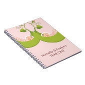 ポッドガールツインズノートに2つのエンドウ ノートブック (右側)