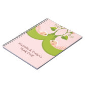 ポッドガールツインズノートに2つのエンドウ ノートブック (左側)