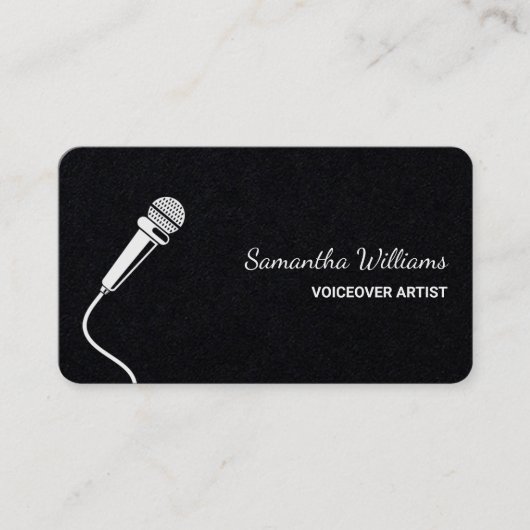 ポッドキャスターボイスオーバーアーティストプレミアム 名刺 (正面)