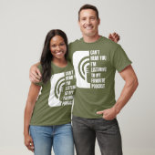 ポッドキャストが聞私の話をお気に入りの聞く Tシャツ (ユニセックス)