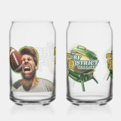 ポッドキャストとテールゲートロゴガラスのペア ガラス缶 (正面)