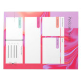 ポッドキャストオーガナイザーメモ帳 ノートパッド (正面)