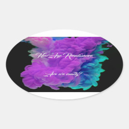 ポッドキャストステッカー 楕円形シール