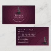 ポッドキャストプロデューサー/ボーカルコーチ/声優 名刺 (正面/裏面)