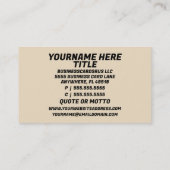 ポッドキャストホストマイク 名刺 (裏面)