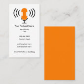 ポッドキャストマーケティングプロモーション名刺 名刺 (正面/裏面)