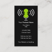 ポッドキャストマーケティングプロモーション名刺 名刺 (正面)