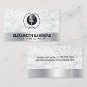 ポッドキャスト古いマイク 名刺 (正面/裏面)