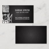 ポッドキャスト | マイク 名刺 (正面/裏面)