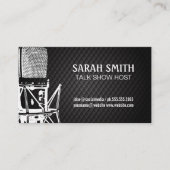 ポッドキャスト | マイク 名刺 (正面)