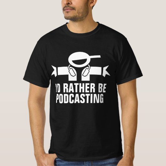 ポッドキャストTシャツ Tシャツ (正面)