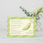 ポッドニュートラルベビーシャワー招待状 招待状 (スタンド正面)