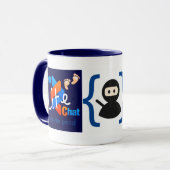 ポッドフィートポッドキャストコーヒーマグ マグカップ (正面左)