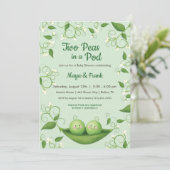 ポッドベイビーシャワーツインズ招待状 招待状 (スタンド正面)