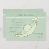 ポッドベイビーシャワー招待状 招待状 (正面/裏面)