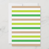 ポッドベビーシャワーの中の2頭の豆双子招待状 招待状 (裏面)