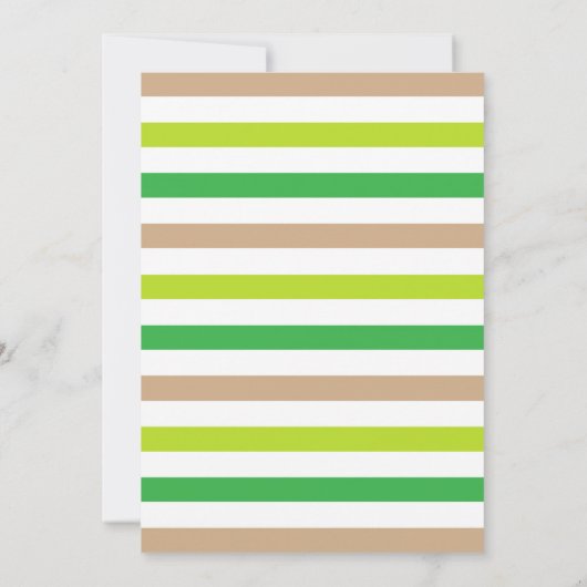 ポッドベビーシャワーの中の2頭の豆双子招待状 招待状 (裏面)