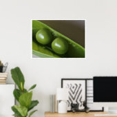 ポッドポスターアートに登場する2つのエンドウ豆 ポスター (ホームオフィス)
