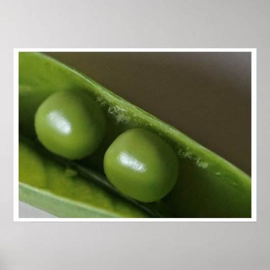 ポッドポスターアートに登場する2つのエンドウ豆 ポスター (正面)