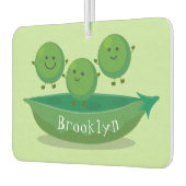 ポッド漫画の中の可愛いジャンプ豆イラストレーション カーエアーフレッシュナー (左)