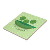 ポッド漫画の中の可愛いジャンプ豆イラストレーション タイル (側面)