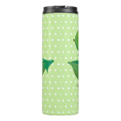 ポッド漫画の中の可愛いジャンプ豆イラストレーション タンブラー (裏面)