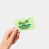 ポッド漫画の中の可愛いジャンプ豆イラストレーション バッジ (手持ち)