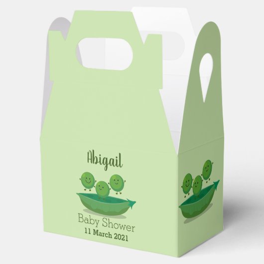 ポッド漫画の中の可愛いジャンプ豆イラストレーション フェイバーボックス (オープン)