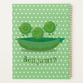 ポッド漫画の中の可愛いジャンプ豆イラストレーション プランナー手帳 (裏面)