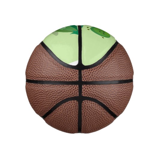 ポッド漫画の中の可愛いジャンプ豆イラストレーション ミニバスケットボール (右)