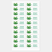 ポッド漫画の可愛いジャンプパーソナライズされた豆 ラベル (シート)