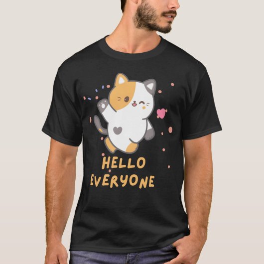 ポッド猫ヴィンテージ Tシャツ (正面)