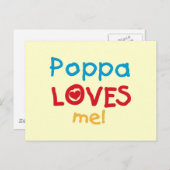 ポッパはTシャツとギフトが大好き ポストカード (正面/裏面)