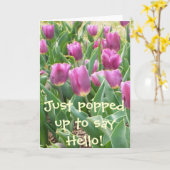 ポッピンで挨拶しろ! カード (黄色い花)
