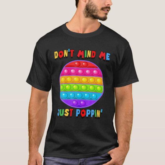 ポッピンの円おもちゃ大団扇子 Tシャツ (正面)
