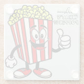 ポッピングとはガラスコースター ガラスコースター (裏面)