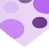 ポッピングパープル水玉模様、テーブルクロス テーブルクロス (アングル)