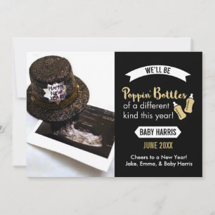 ポッピングボトルの新年のベイビー発表 シーズンカード