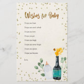 ポッピングボトル赤ちゃんシャワー願いベビー (正面)