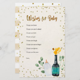 ポッピングボトル赤ちゃんシャワー願いベビー