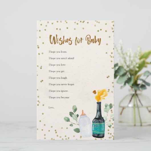 ポッピングボトル赤ちゃんシャワー願いベビー (スタンド正面)