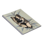 ポッピング秋の雨ノート ノートブック (右側)