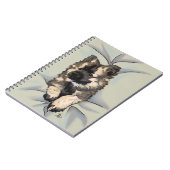 ポッピング秋の雨ノート ノートブック (左側)