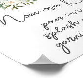 ポッピン'ベビーボトルベビーシャワーマママオサバー ポスター (角)