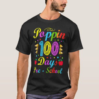ポッピン100日プレスクール保育園児童学校 Tシャツ