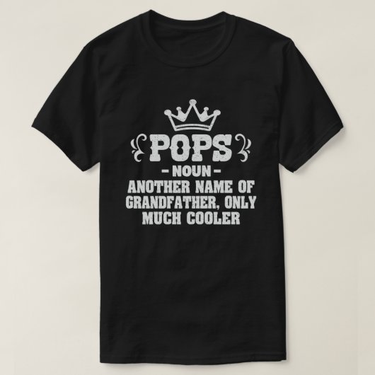 ポップおもしろい定義クールGrandpa Gift Tシャツ (デザイン正面)