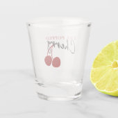 ポップさくらんぼショットガラス ショットグラス (裏面)