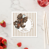 ポップする準備ができた ソーダボウ ベイビーシャワーパーティー スタンダードカクテルナプキン (インサイチュ)