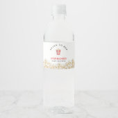 ポップする準備ができた！ベイビーシャワーポップコーン ペットボトルラベル (正面)